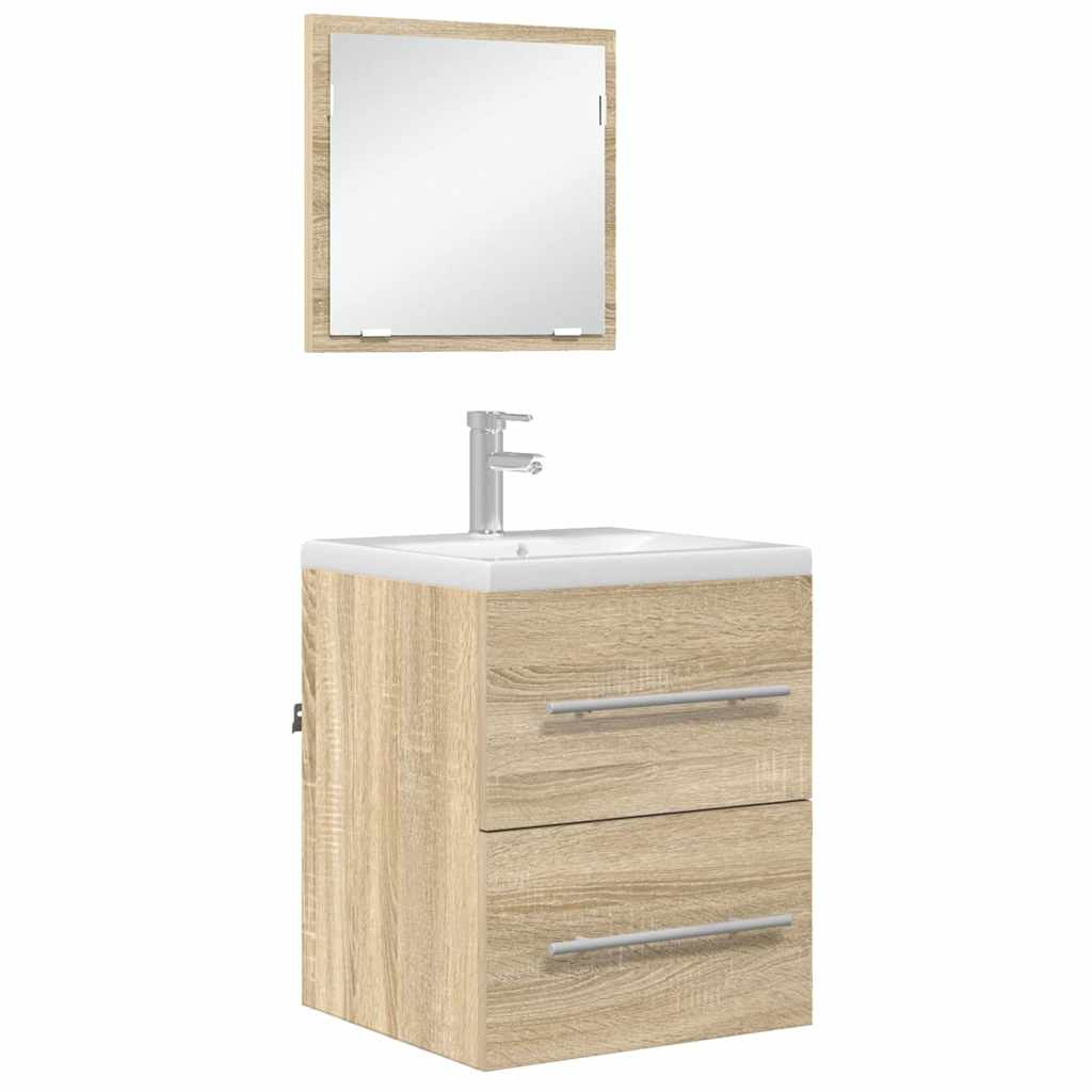 Badkamermeubelset met lade met opslag Bruin 41 x 38,5 x 48 cm is nu te koop bij PeponiXL, paradijselijk wonen!