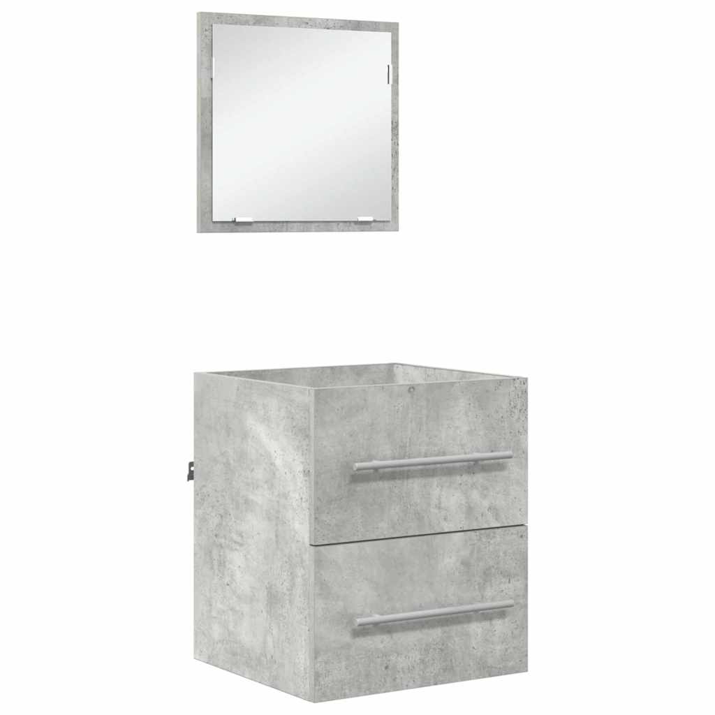 Badkamermeubelset met lade met opslag Grijs 41 x 38,5 x 48 cm is nu te koop bij PeponiXL, paradijselijk wonen!