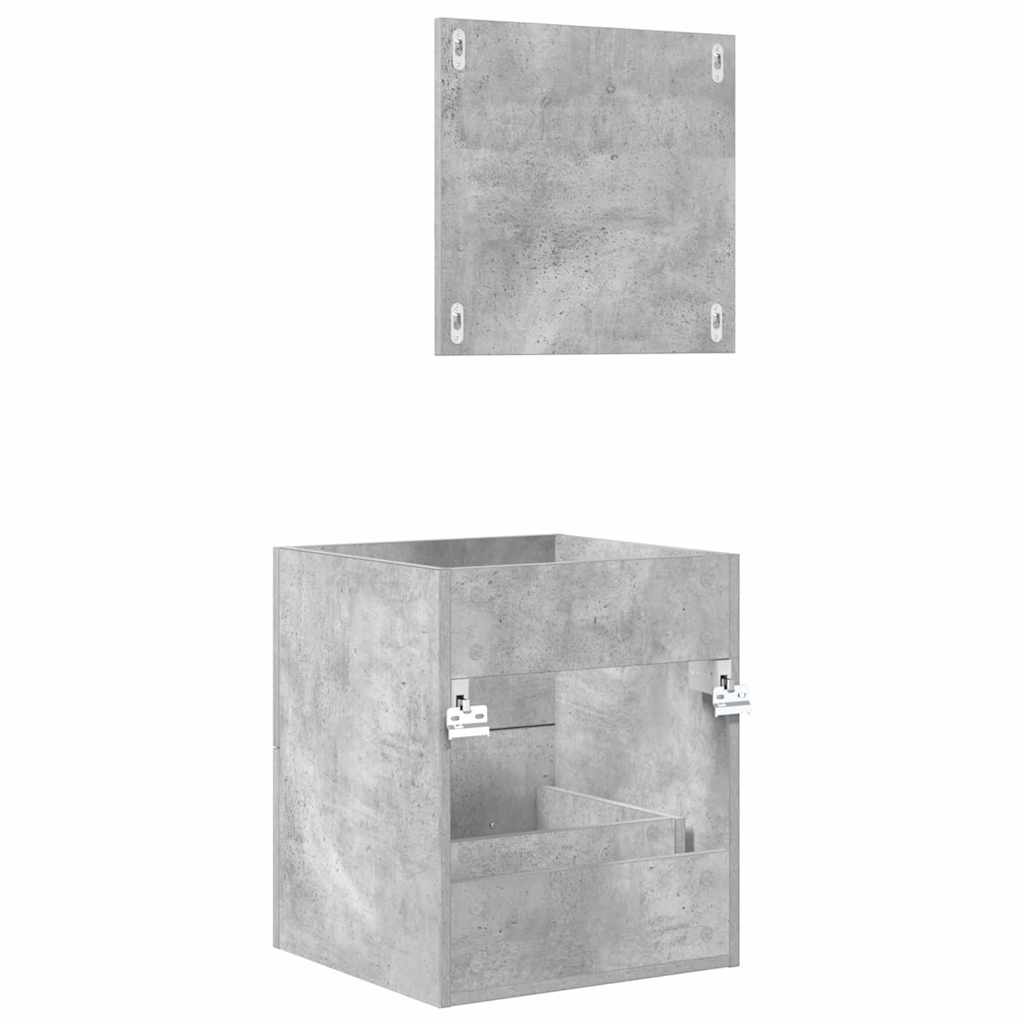 Badkamermeubelset met lade met opslag Grijs 41 x 38,5 x 48 cm is nu te koop bij PeponiXL, paradijselijk wonen!