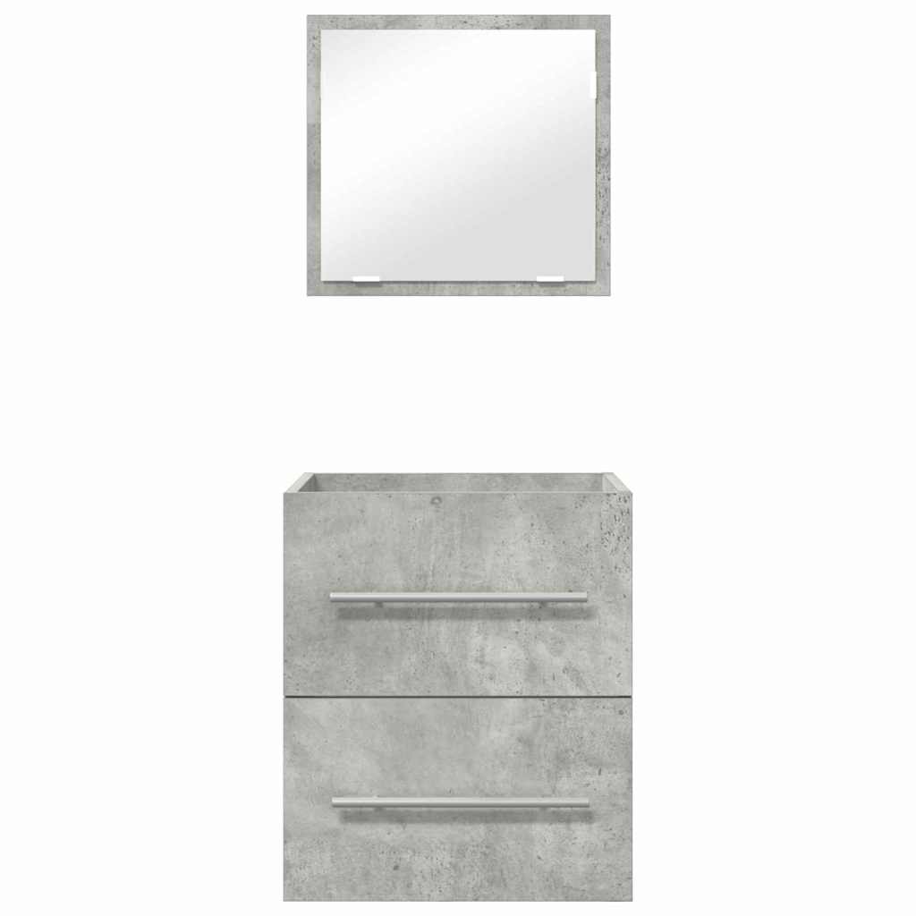 Badkamermeubelset met lade met opslag Grijs 41 x 38,5 x 48 cm is nu te koop bij PeponiXL, paradijselijk wonen!