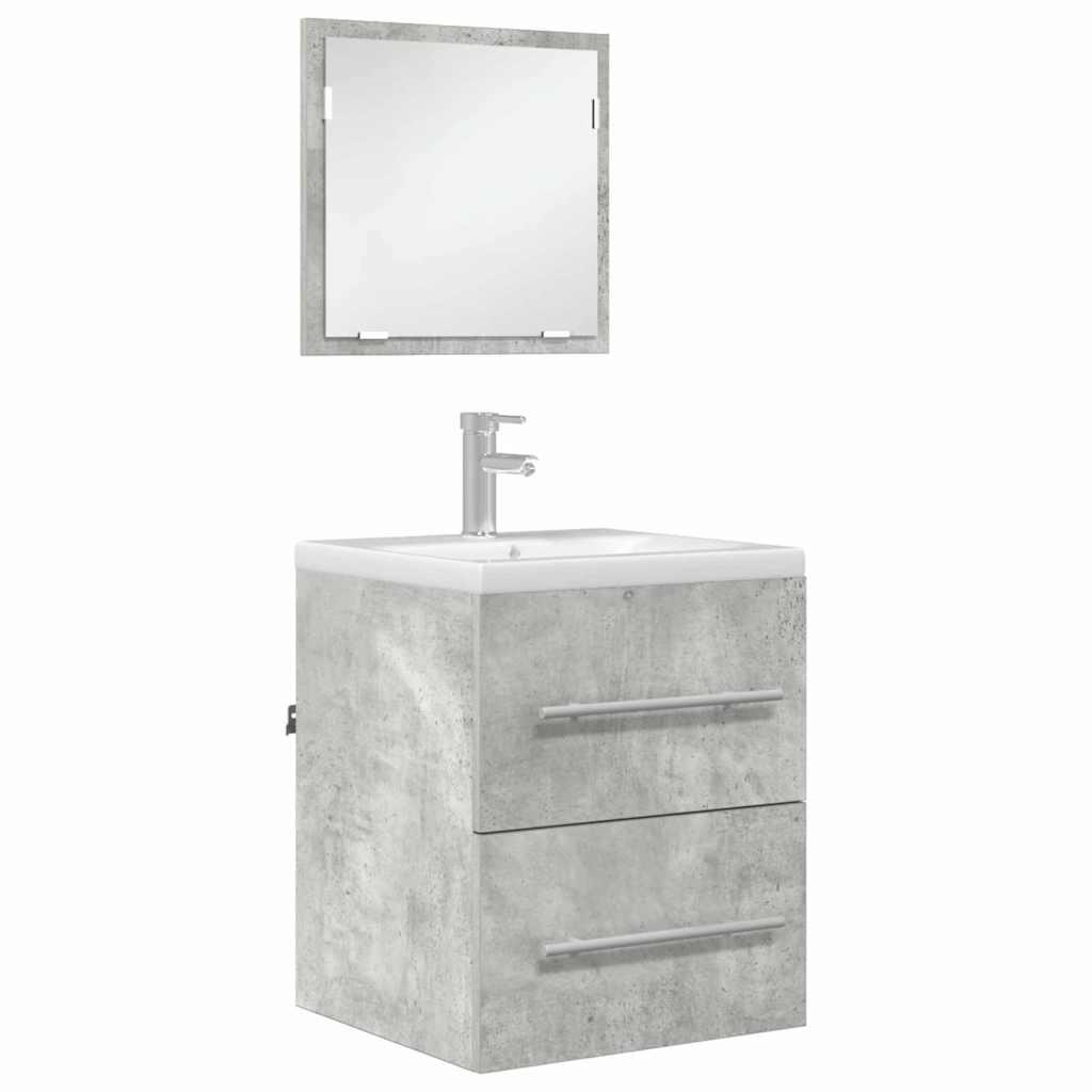 Badkamermeubelset met lade met opslag Grijs 41 x 38,5 x 48 cm is nu te koop bij PeponiXL, paradijselijk wonen!