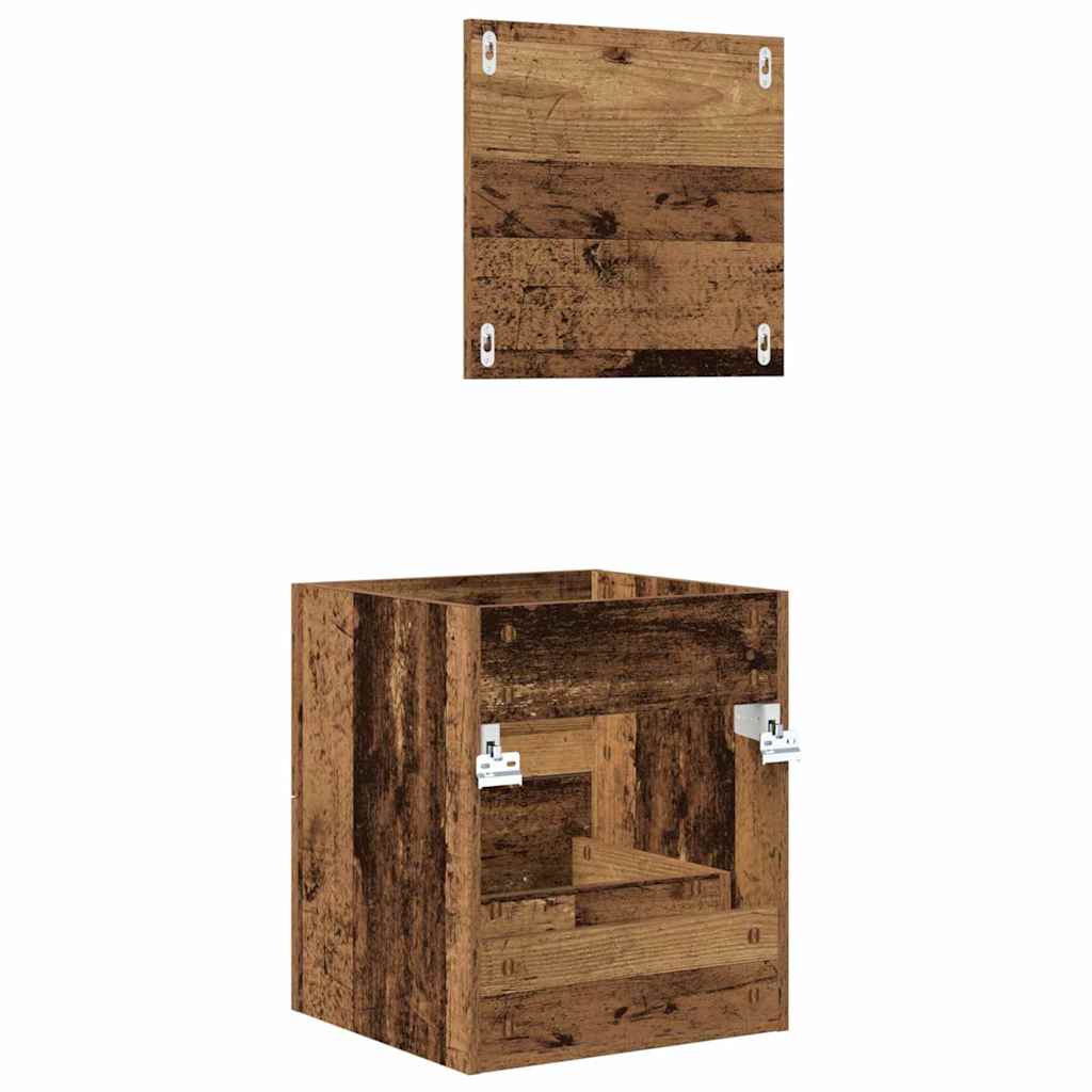Badkamermeubelset met lade met opslag Bruin 41 x 38,5 x 48 cm is nu te koop bij PeponiXL, paradijselijk wonen!