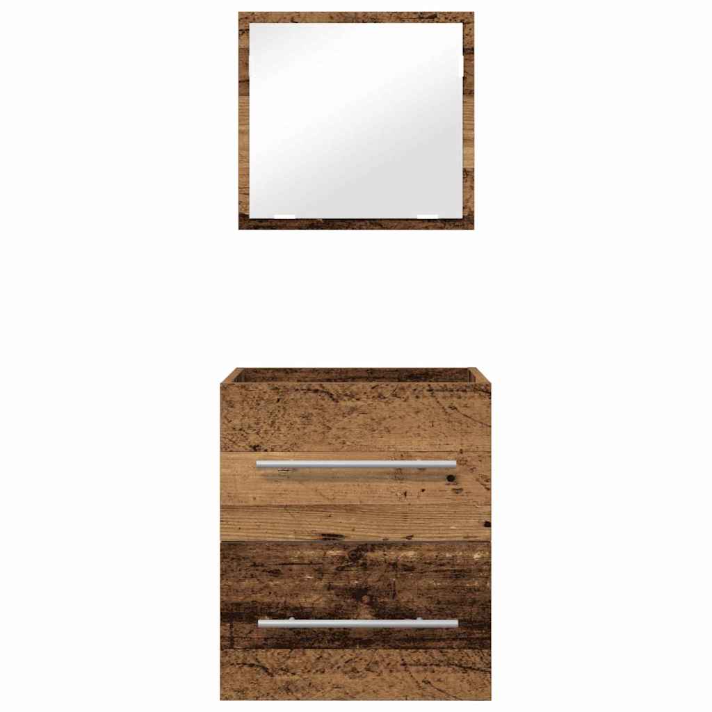 Badkamermeubelset met lade met opslag Bruin 41 x 38,5 x 48 cm is nu te koop bij PeponiXL, paradijselijk wonen!