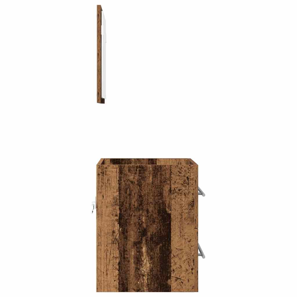 Badkamermeubelset met lade met opslag Bruin 41 x 38,5 x 48 cm is nu te koop bij PeponiXL, paradijselijk wonen!