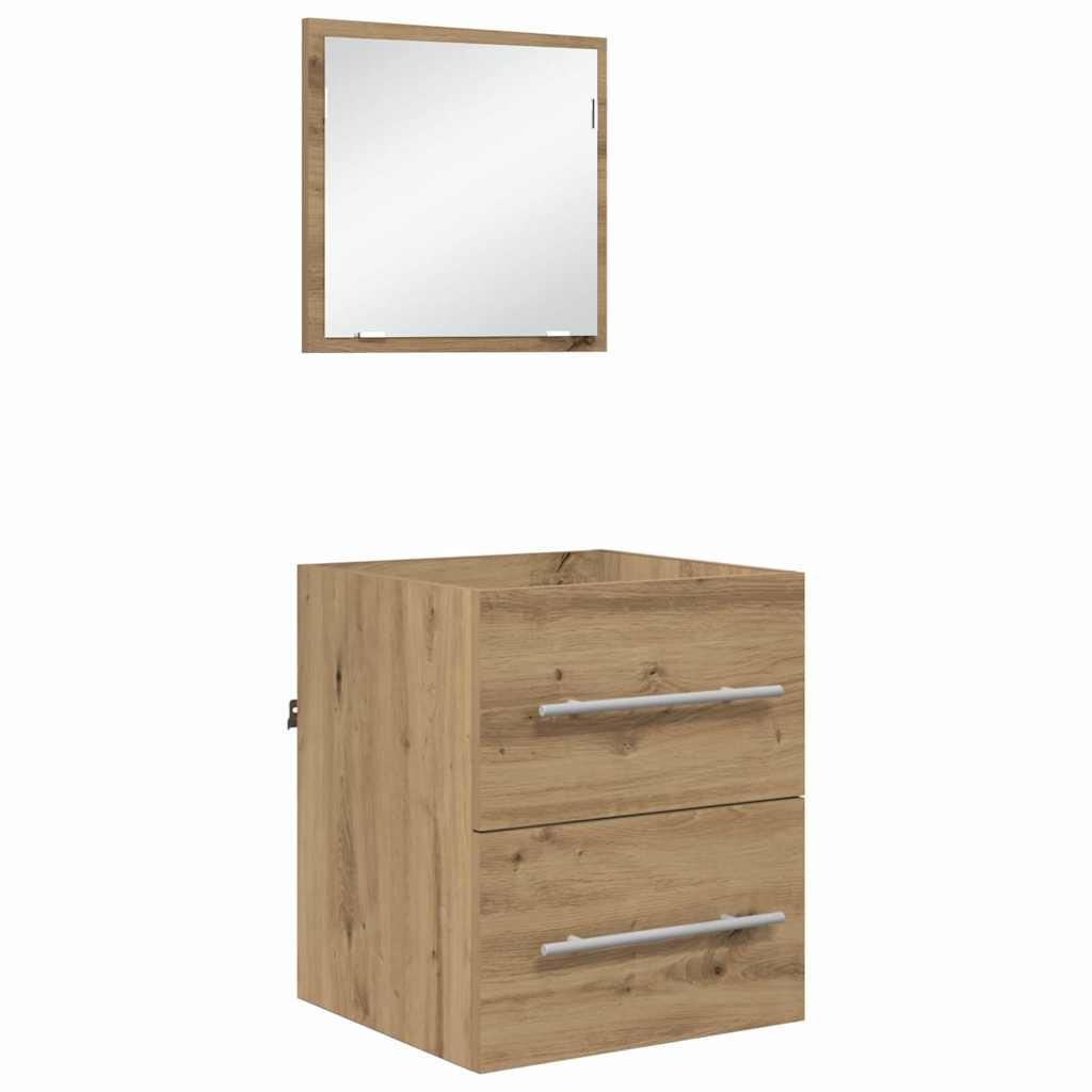 Badkamermeubelset met lade met opslag Bruin 41 x 38,5 x 48 cm is nu te koop bij PeponiXL, paradijselijk wonen!