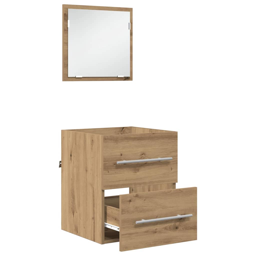 Badkamermeubelset met lade met opslag Bruin 41 x 38,5 x 48 cm is nu te koop bij PeponiXL, paradijselijk wonen!