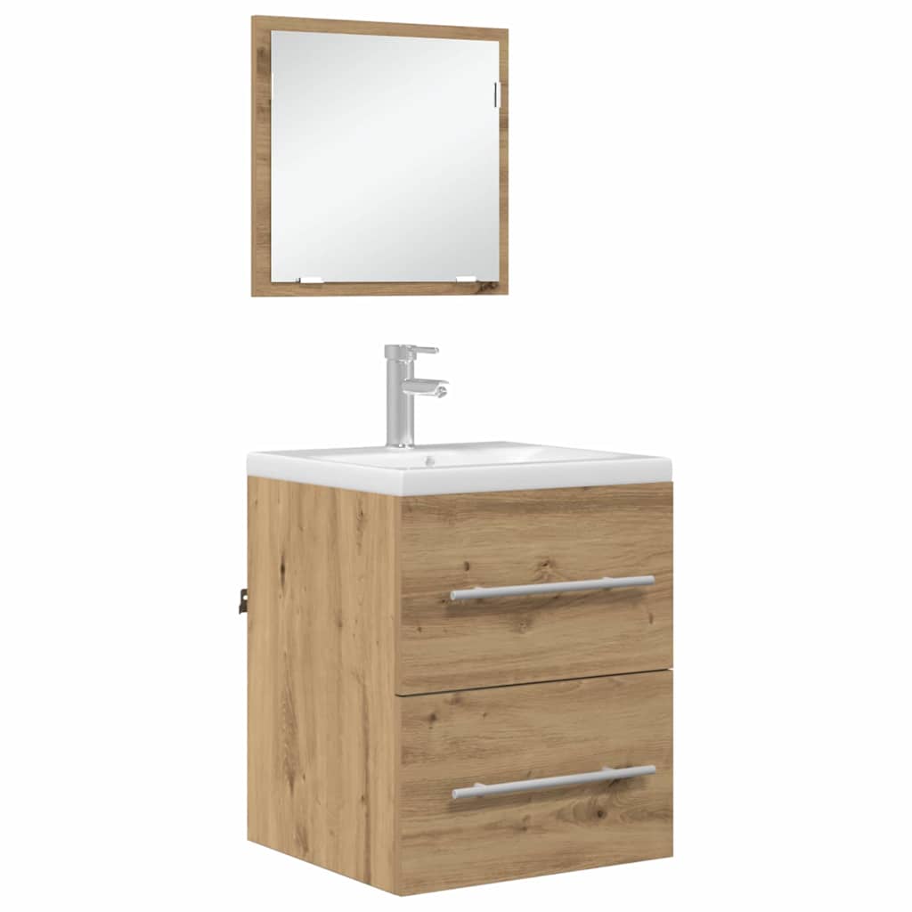 Badkamermeubelset met lade met opslag Bruin 41 x 38,5 x 48 cm is nu te koop bij PeponiXL, paradijselijk wonen!