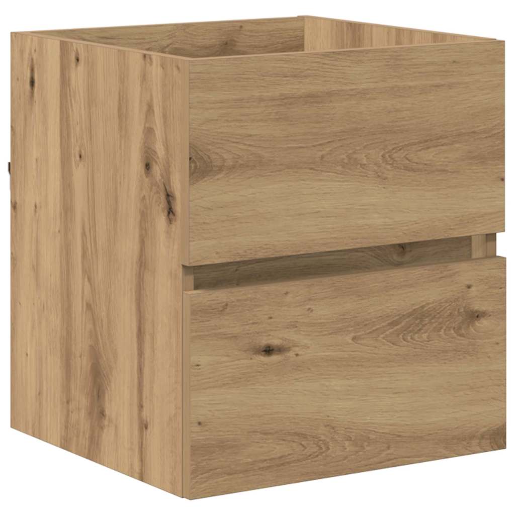 Badkamerkast Artisan Eiken 41 x 38,5 x 45 cm Bewerkt hout is nu te koop bij PeponiXL, paradijselijk wonen!