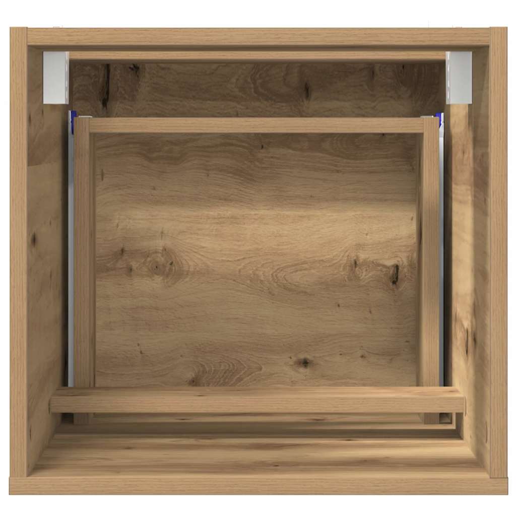 Badkamerkast Artisan Eiken 41 x 38,5 x 45 cm Bewerkt hout is nu te koop bij PeponiXL, paradijselijk wonen!