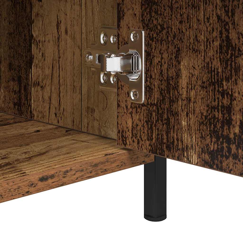 Nachtkastje met lade 2 pcs Oudhout 40 x 42 x 60 cm Bewerkt hout is nu te koop bij PeponiXL, paradijselijk wonen!