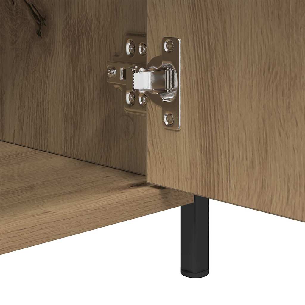 Nachtkastje met lade Artisan Eiken 40 x 42 x 60 cm Bewerkt hout is nu te koop bij PeponiXL, paradijselijk wonen!