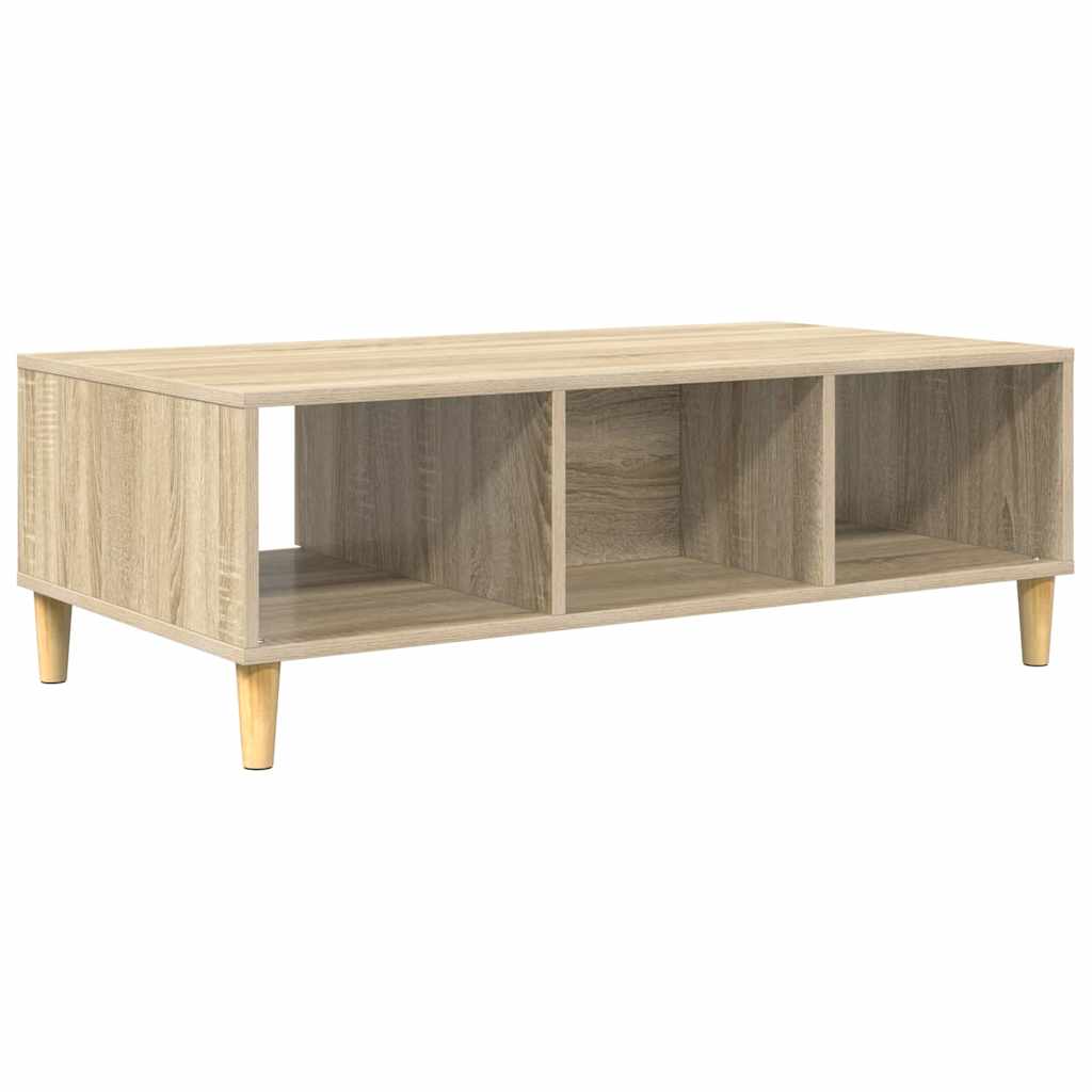 Salontafel Sonoma Eiken 102 x 55 x 35 cm Bewerkt hout is nu te koop bij PeponiXL, paradijselijk wonen!