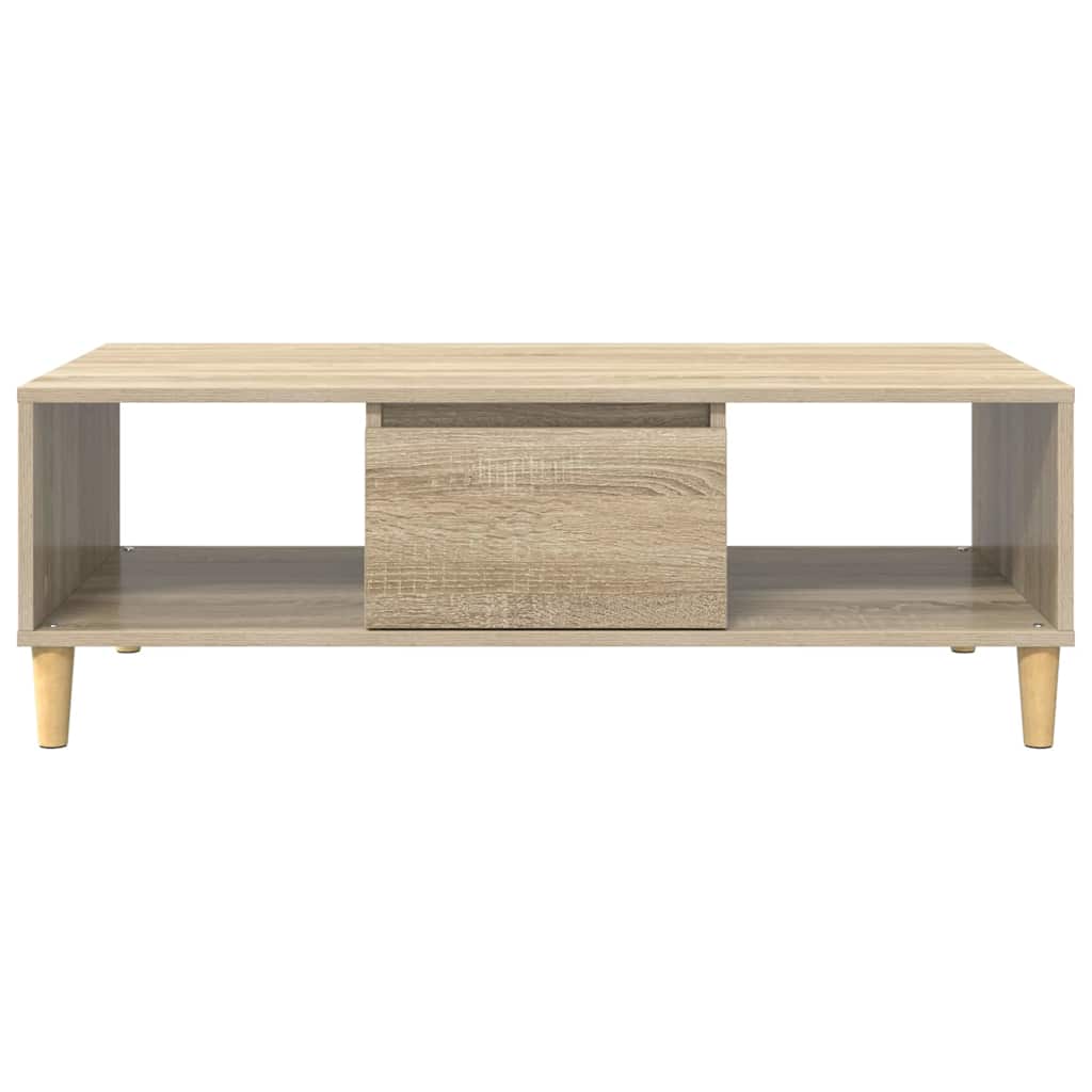 Salontafel Sonoma Eiken 102 x 55 x 35 cm Bewerkt hout is nu te koop bij PeponiXL, paradijselijk wonen!