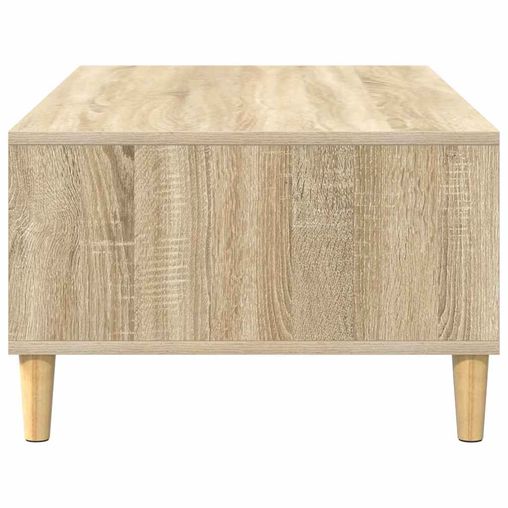 Salontafel Sonoma Eiken 102 x 55 x 35 cm Bewerkt hout is nu te koop bij PeponiXL, paradijselijk wonen!