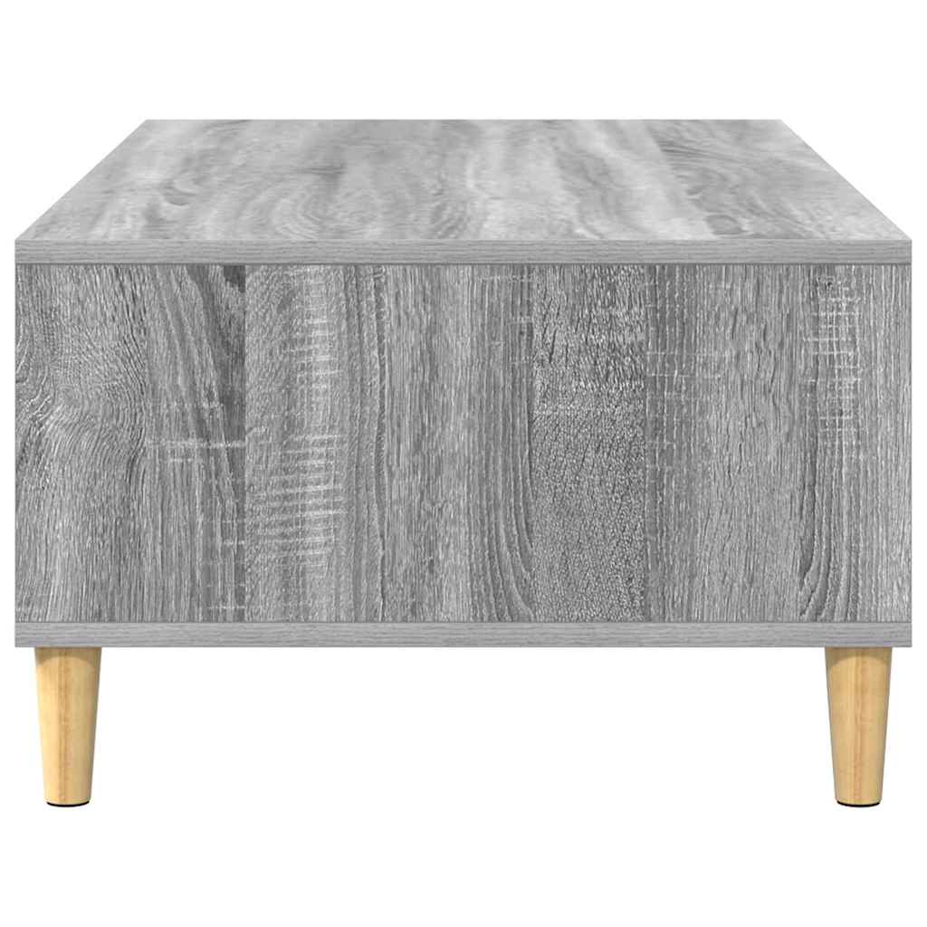 Salontafel Grijs Sonoma 102 x 55 x 35 cm Bewerkt hout is nu te koop bij PeponiXL, paradijselijk wonen!