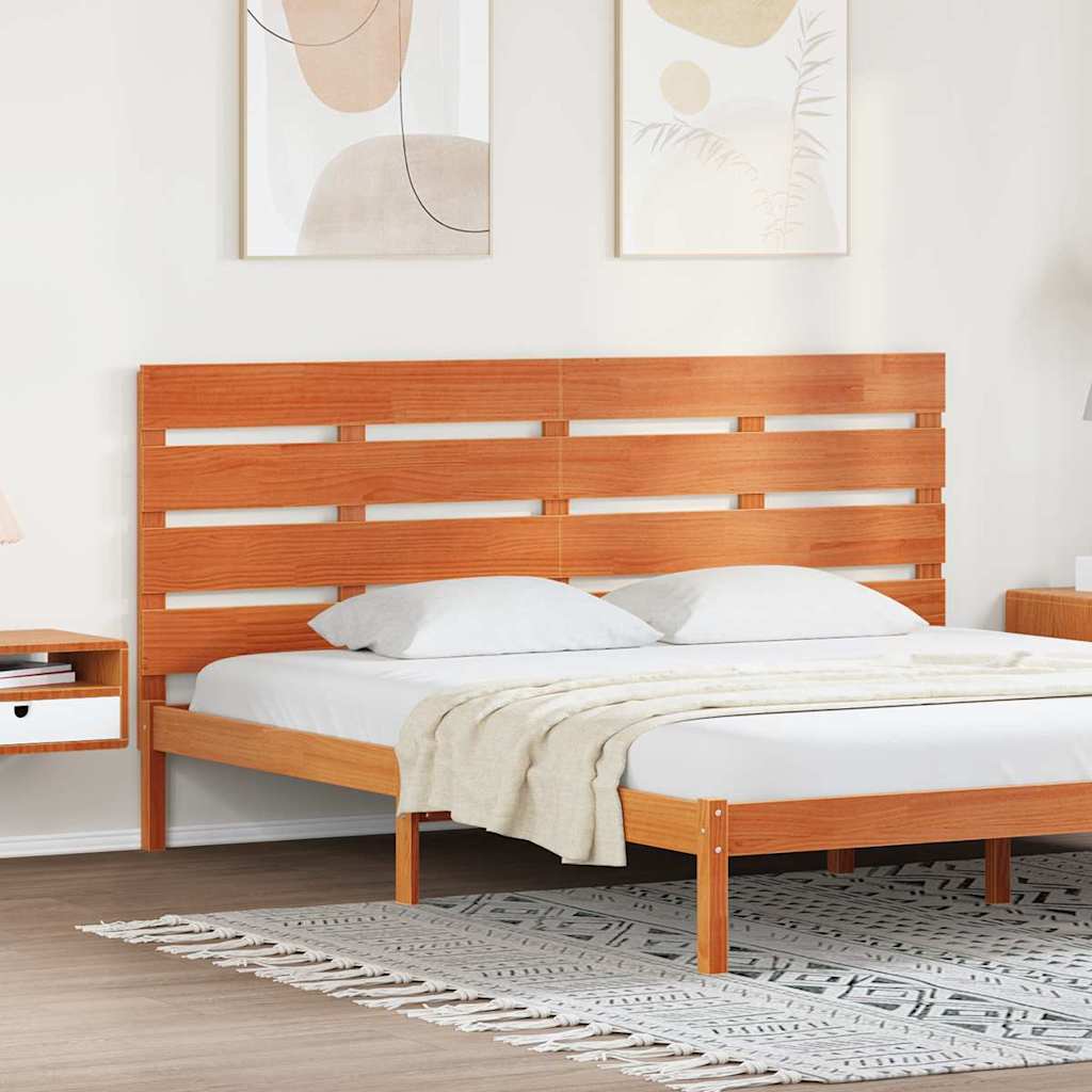 Hoofdbord Wasbruin 200,5 x 3 x 80 cm Massief grenenhout is nu te koop bij PeponiXL, paradijselijk wonen!