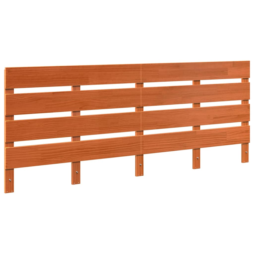 Hoofdbord Wasbruin 200,5 x 3 x 80 cm Massief grenenhout is nu te koop bij PeponiXL, paradijselijk wonen!