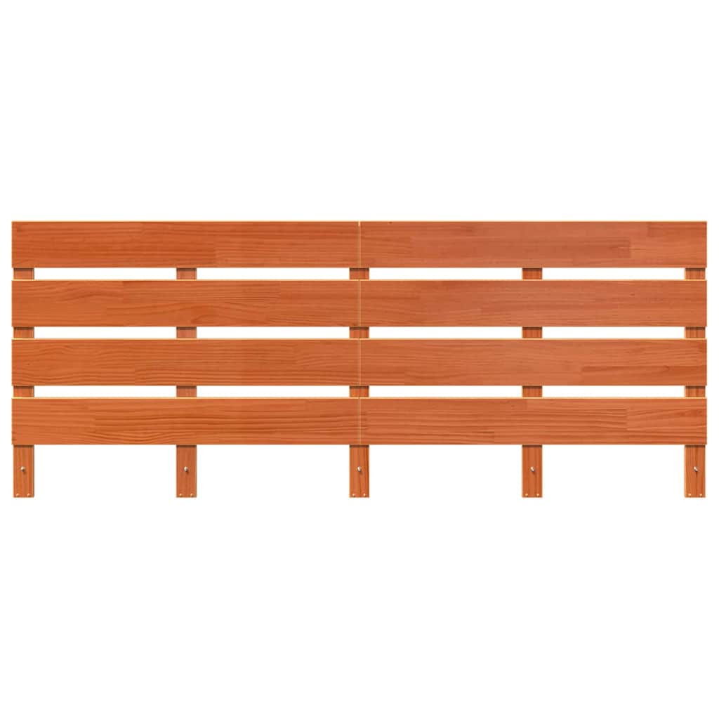 Hoofdbord Wasbruin 200,5 x 3 x 80 cm Massief grenenhout is nu te koop bij PeponiXL, paradijselijk wonen!