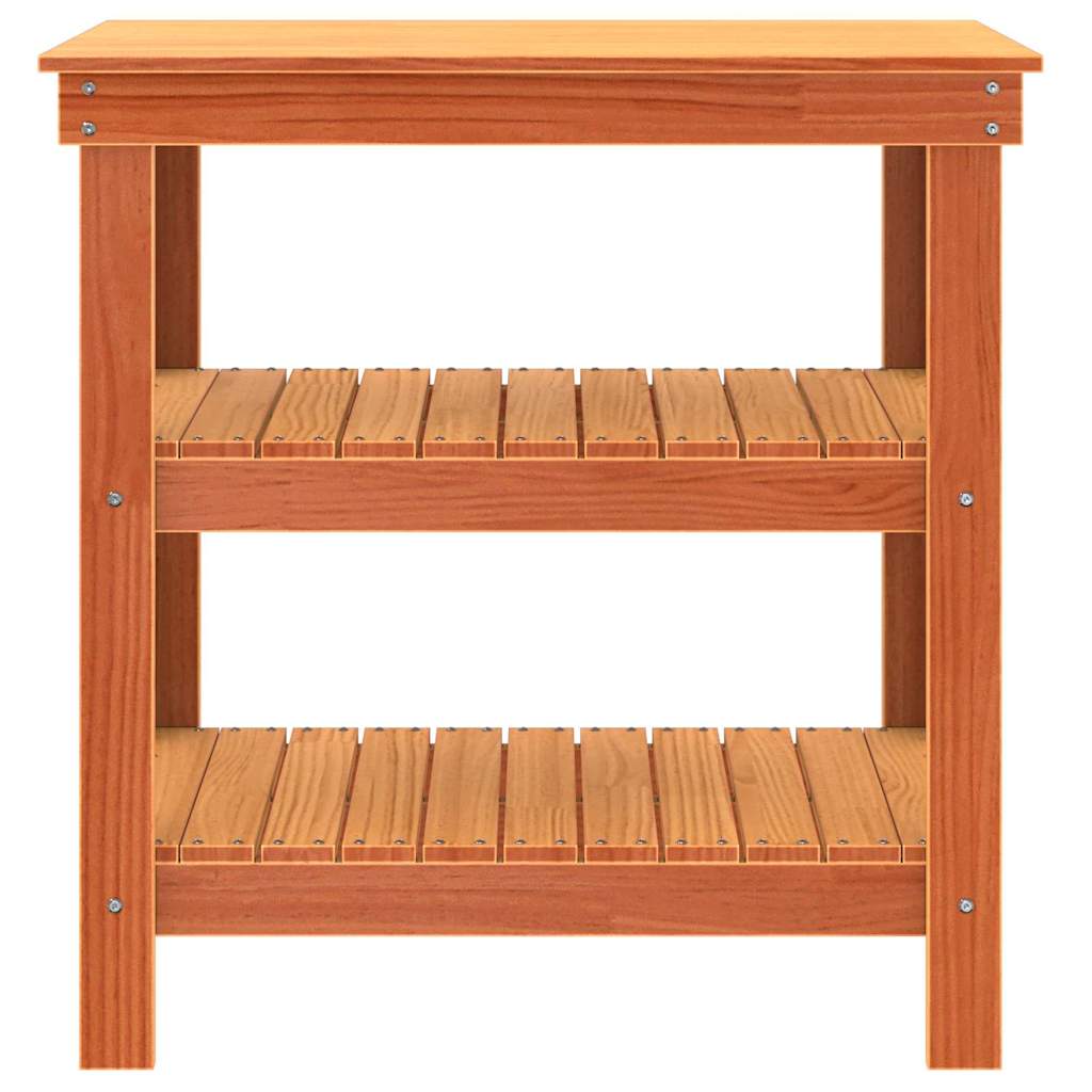 Werkbank Wasbruin 78,5 x 50 x 80 cm Massief grenenhout is nu te koop bij PeponiXL, paradijselijk wonen!