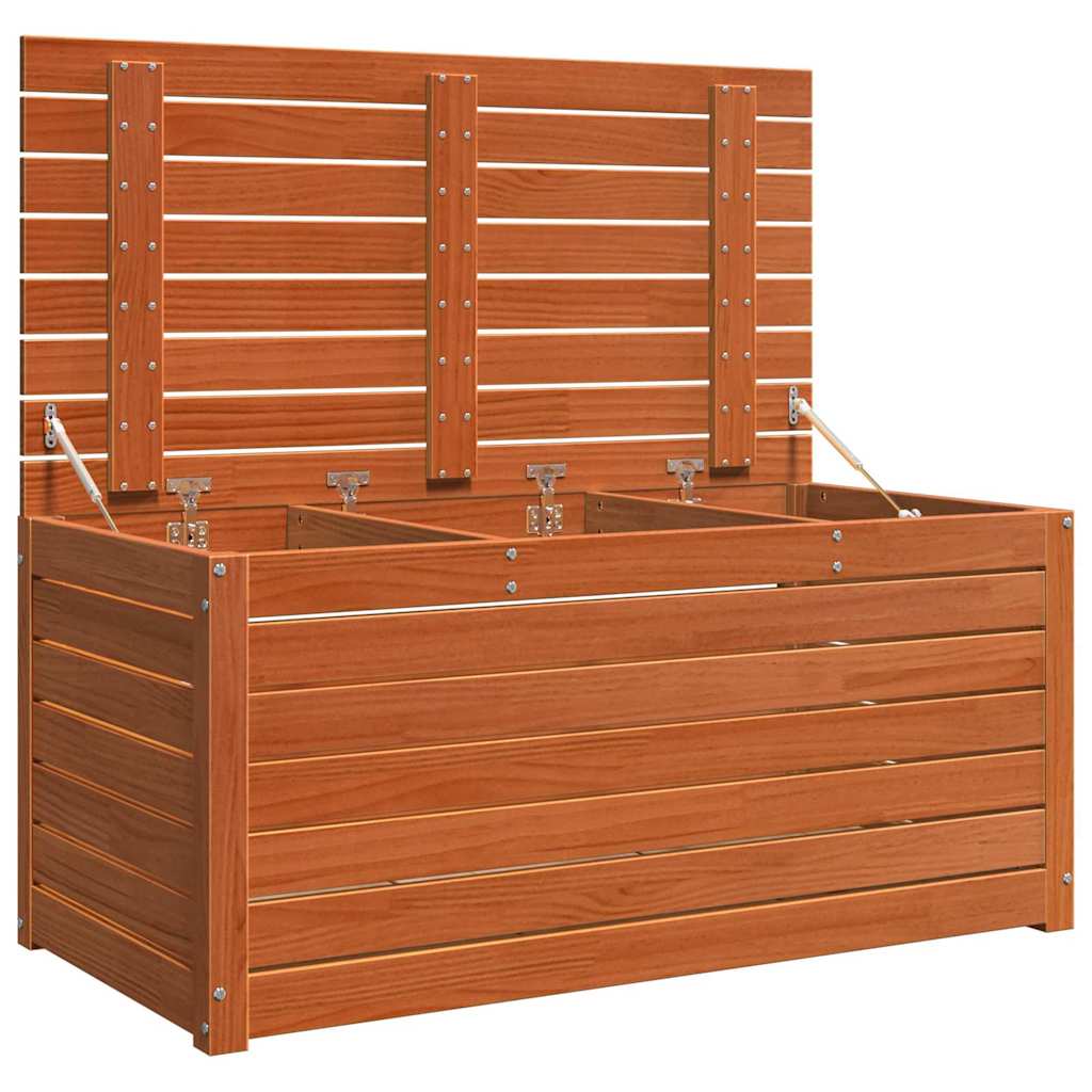 Opslagdoos Wasbruin 101 x 50,5 x 46,5 cm Bewerkt hout is nu te koop bij PeponiXL, paradijselijk wonen!