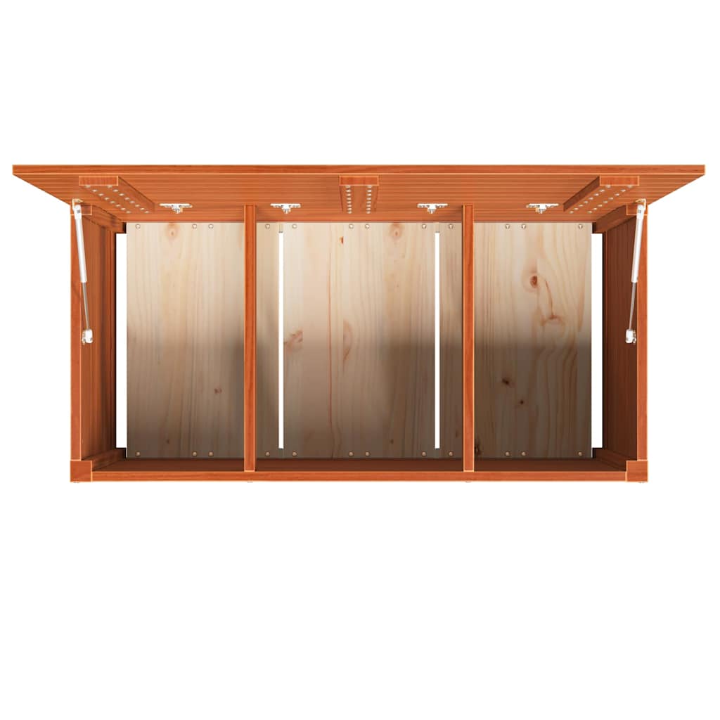 Opslagdoos Wasbruin 101 x 50,5 x 46,5 cm Bewerkt hout is nu te koop bij PeponiXL, paradijselijk wonen!