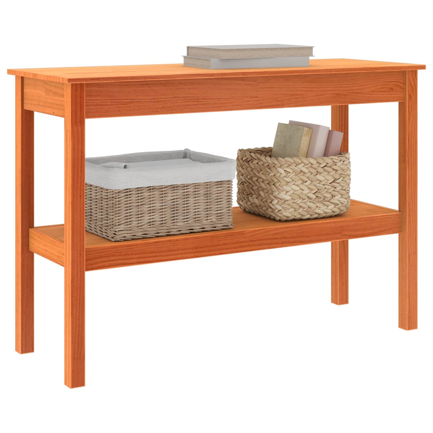 Wandtafel Wasbruin 110 x 40 x 75 cm Massief grenenhout