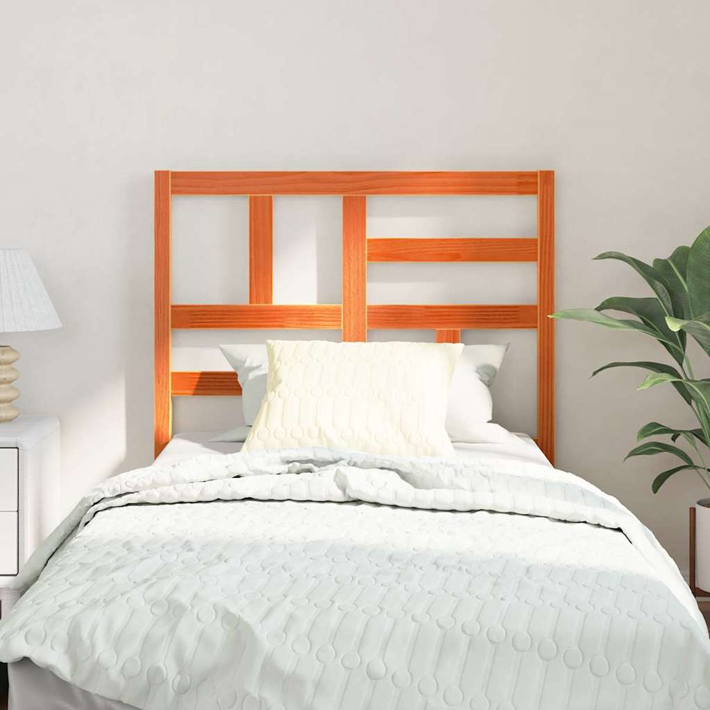 Bed Hoofdbord Wasbruin 80,5 x 4 x 104 cm Massief grenenhout is nu te koop bij PeponiXL, paradijselijk wonen!