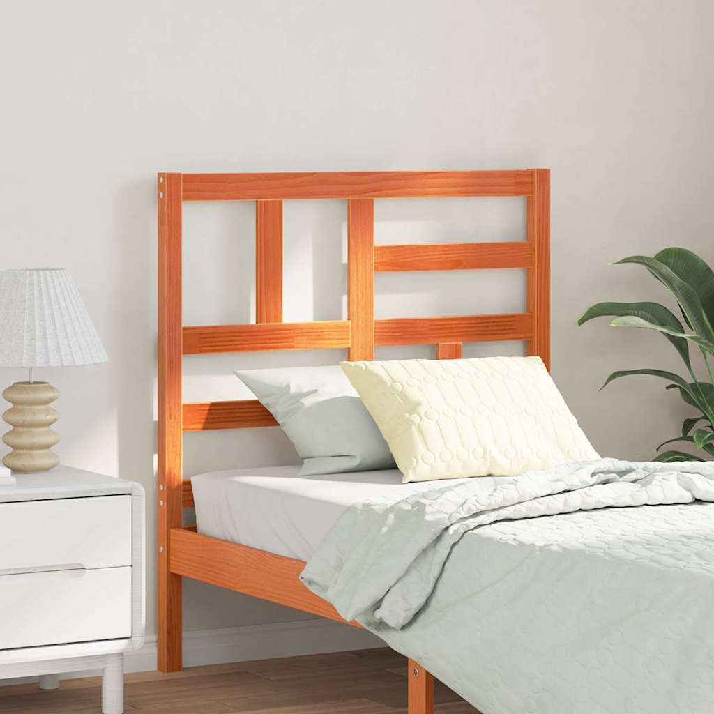 Bed Hoofdbord Wasbruin 105,5 x 4 x 104 cm Massief grenenhout is nu te koop bij PeponiXL, paradijselijk wonen!
