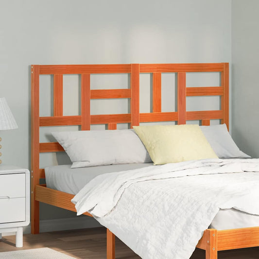 Bed Hoofdbord Wasbruin 145,5 x 4 x 104 cm Massief grenenhout is nu te koop bij PeponiXL, paradijselijk wonen!