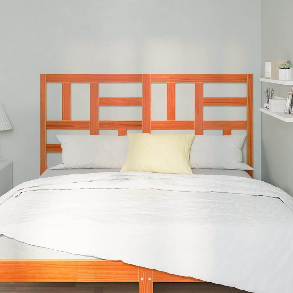 Bed Hoofdbord Wasbruin 145,5 x 4 x 104 cm Massief grenenhout is nu te koop bij PeponiXL, paradijselijk wonen!