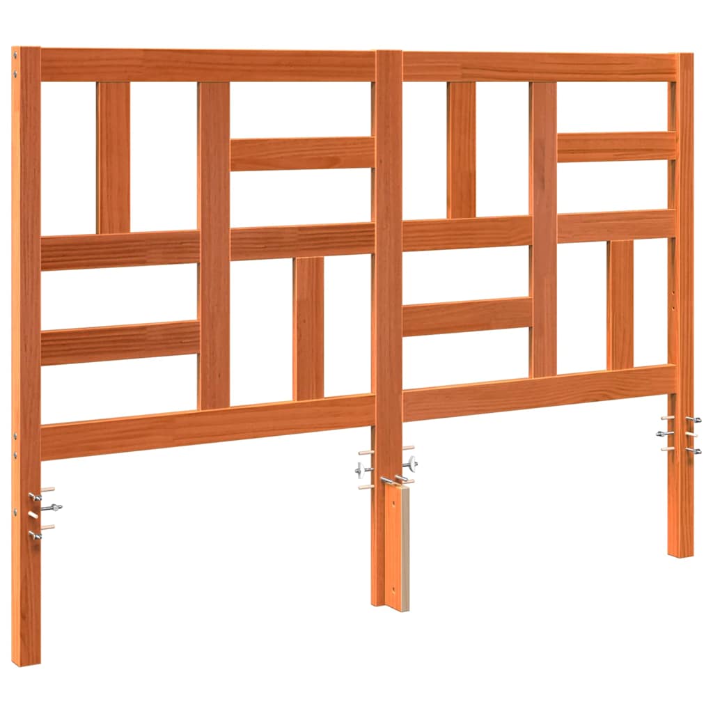 Bed Hoofdbord Wasbruin 145,5 x 4 x 104 cm Massief grenenhout is nu te koop bij PeponiXL, paradijselijk wonen!