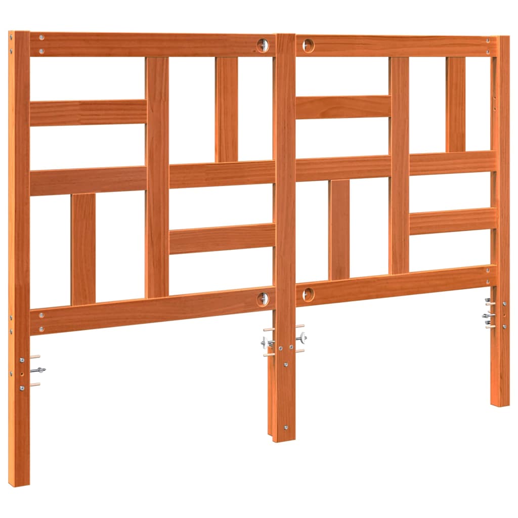 Bed Hoofdbord Wasbruin 145,5 x 4 x 104 cm Massief grenenhout is nu te koop bij PeponiXL, paradijselijk wonen!