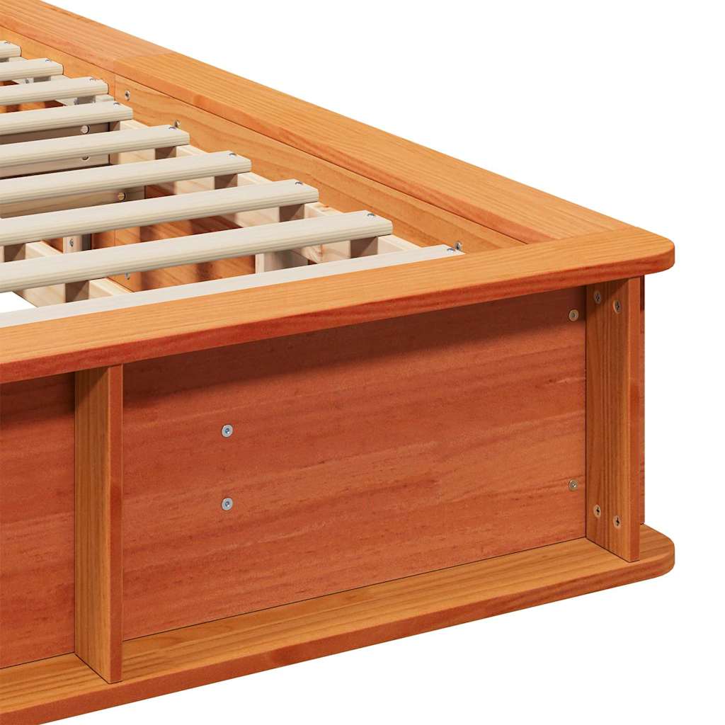Bedframe Wasbruin 200 x 200 cm Massief grenenhout is nu te koop bij PeponiXL, paradijselijk wonen!