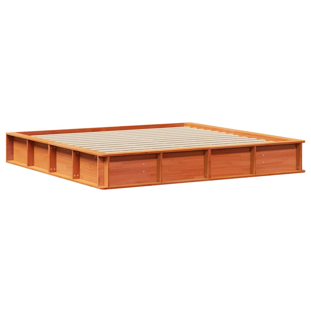 Bedframe Wasbruin 180 x 200 cm Massief grenenhout is nu te koop bij PeponiXL, paradijselijk wonen!
