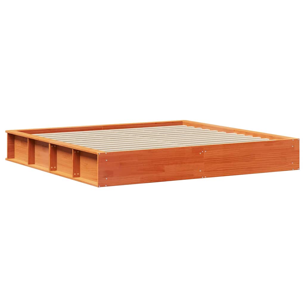 Bedframe Wasbruin 180 x 200 cm Massief grenenhout is nu te koop bij PeponiXL, paradijselijk wonen!
