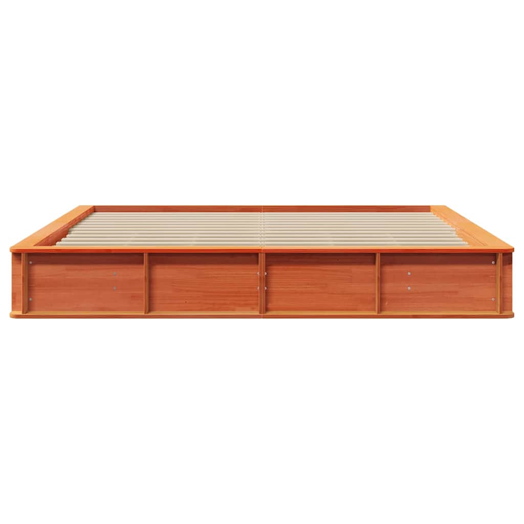 Bedframe Wasbruin 180 x 200 cm Massief grenenhout is nu te koop bij PeponiXL, paradijselijk wonen!
