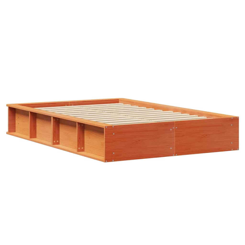 Bedframe Wasbruin 140 x 200 cm Massief grenenhout is nu te koop bij PeponiXL, paradijselijk wonen!