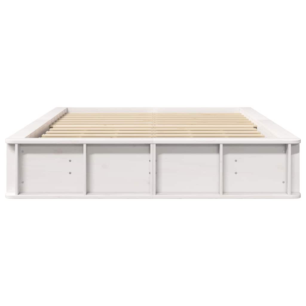 Bedframe Wit 120 x 190 cm Massief grenenhout is nu te koop bij PeponiXL, paradijselijk wonen!