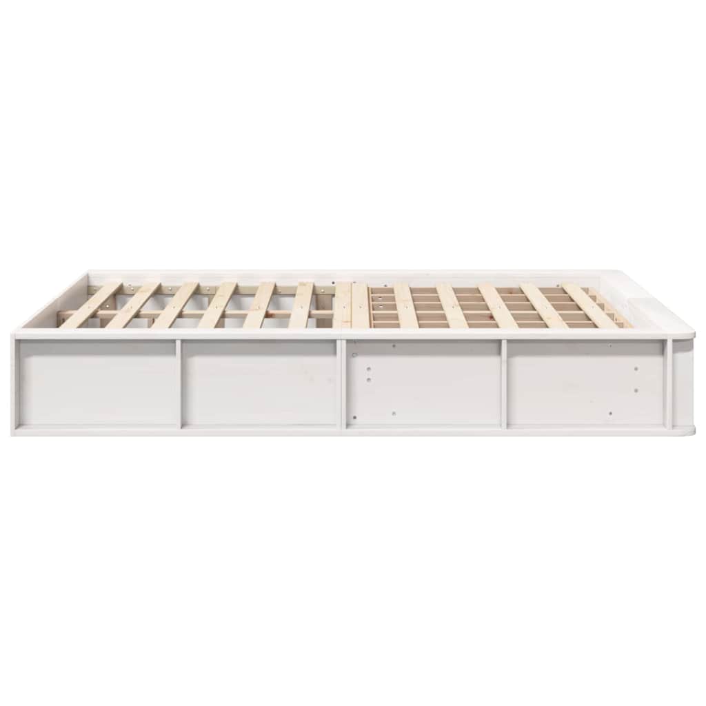 Bedframe Wit 120 x 190 cm Massief grenenhout is nu te koop bij PeponiXL, paradijselijk wonen!