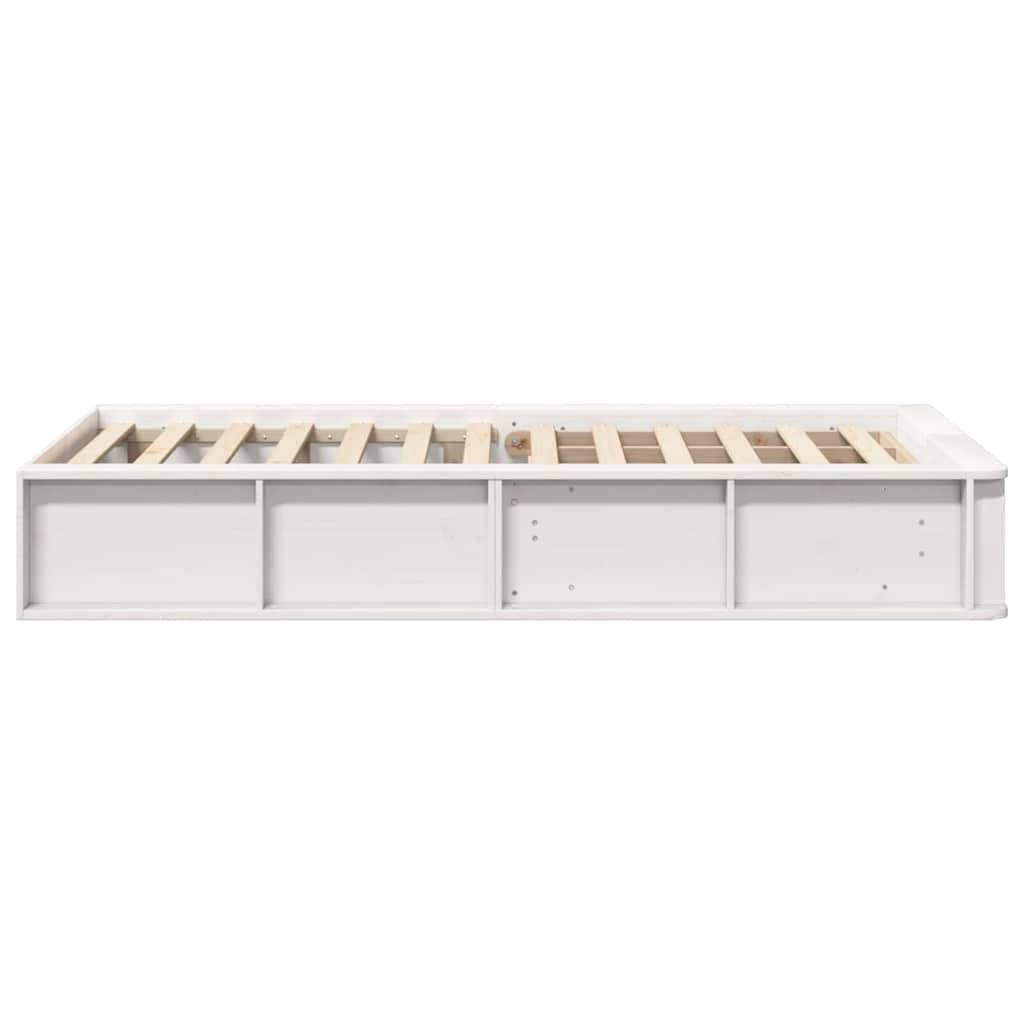 Bedframe Wit 90 x 190 cm Massief grenenhout is nu te koop bij PeponiXL, paradijselijk wonen!