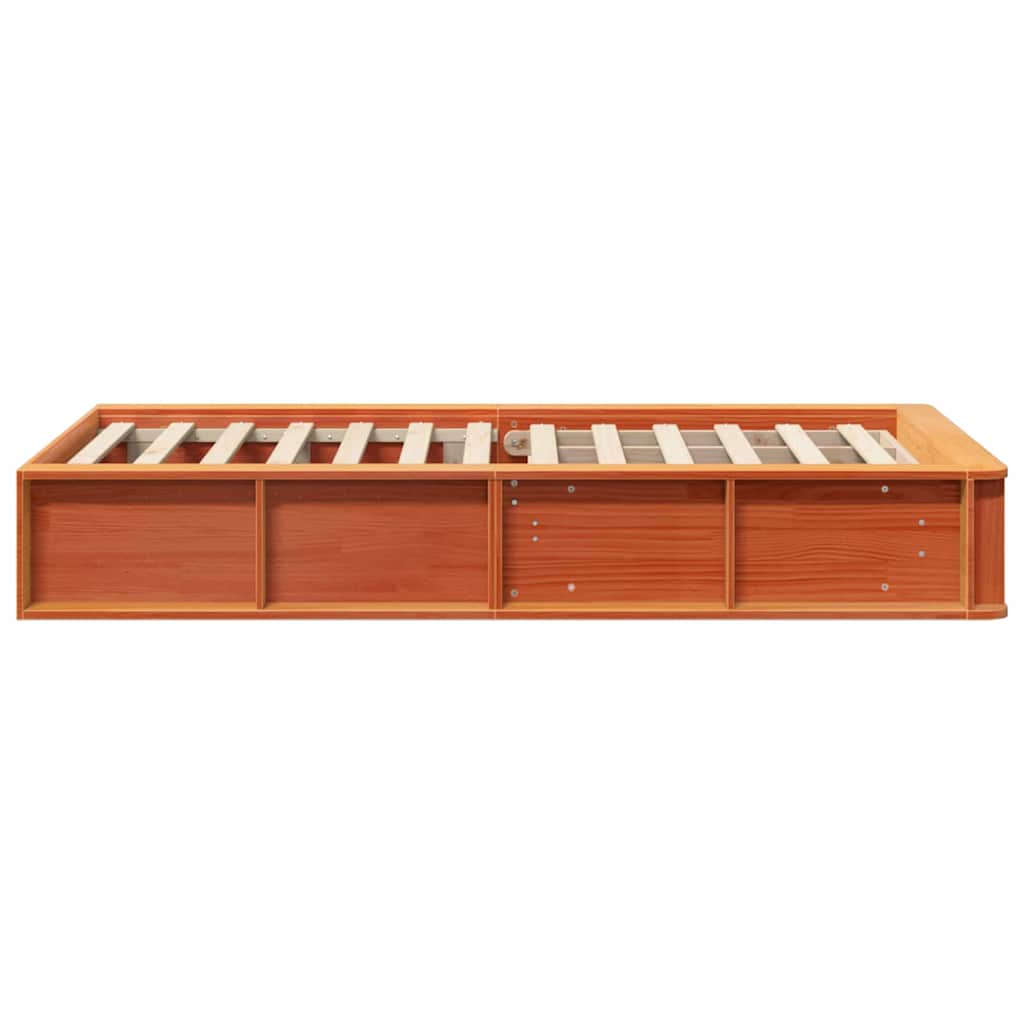 Bedframe Wasbruin 90 x 190 cm Massief grenenhout is nu te koop bij PeponiXL, paradijselijk wonen!
