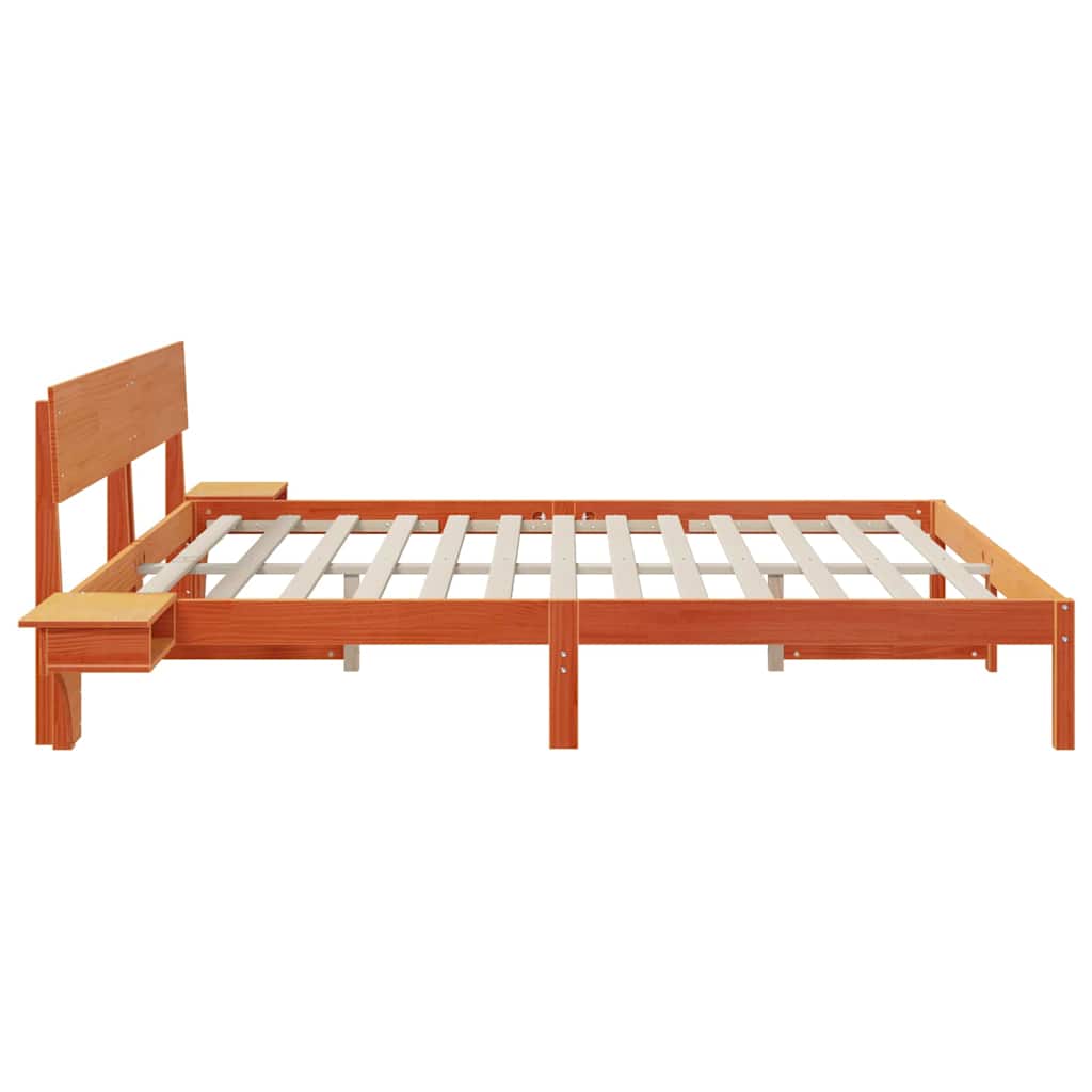 Bedframe Wasbruin 200 x 200 cm Massief grenenhout is nu te koop bij PeponiXL, paradijselijk wonen!