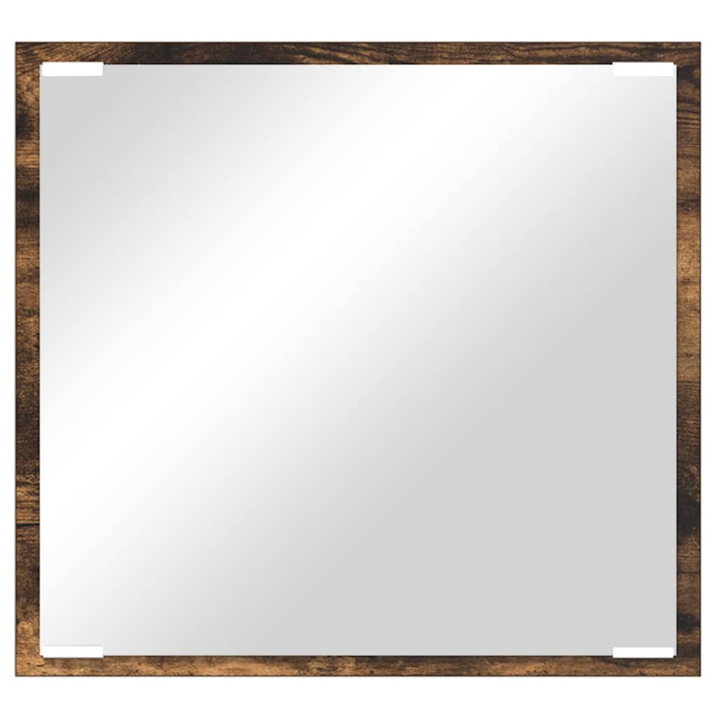 LED Badkamer Spiegel met spiegel Gerookt eiken 40 x 37 x 8.5 cm is nu te koop bij PeponiXL, paradijselijk wonen!