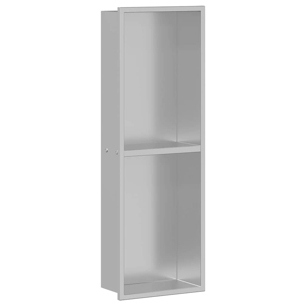 Douche Niche Zilver 60 x 20 x 9,5 cm Roestvrij staal is nu te koop bij PeponiXL, paradijselijk wonen!