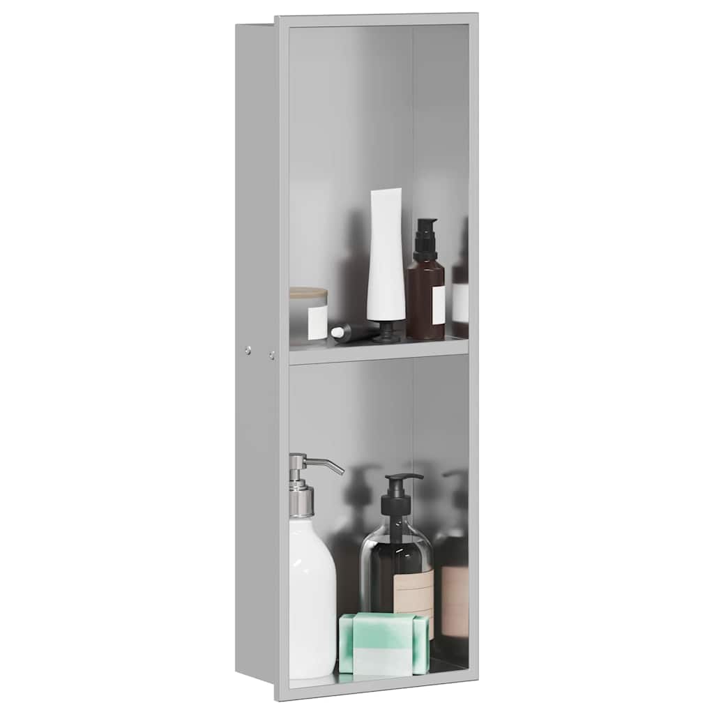 Douche Niche Zilver 60 x 20 x 9,5 cm Roestvrij staal is nu te koop bij PeponiXL, paradijselijk wonen!
