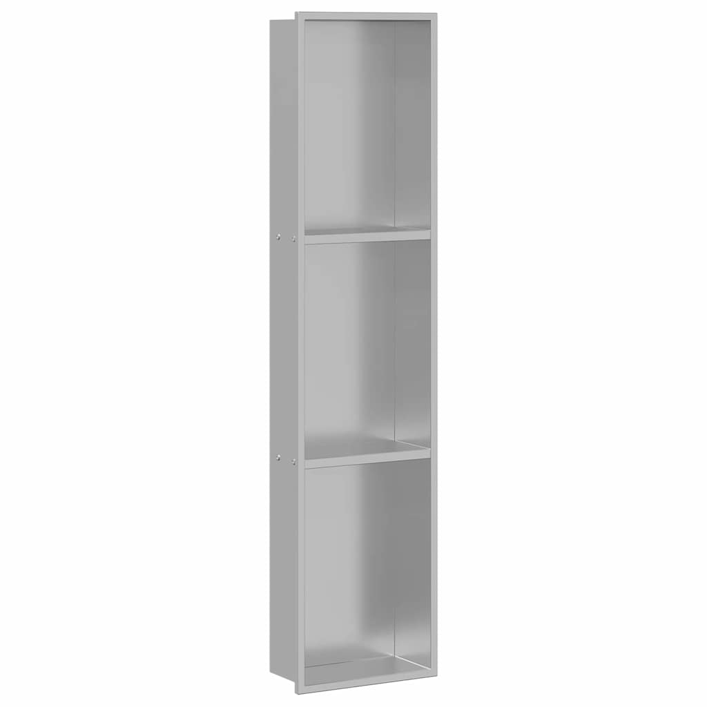 Douche Niche Zilver 90 x 20 x 9,5 cm Roestvrij staal is nu te koop bij PeponiXL, paradijselijk wonen!