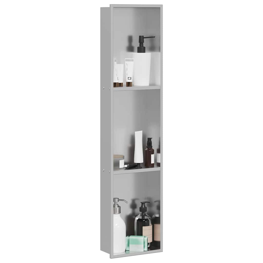 Douche Niche Zilver 90 x 20 x 9,5 cm Roestvrij staal is nu te koop bij PeponiXL, paradijselijk wonen!