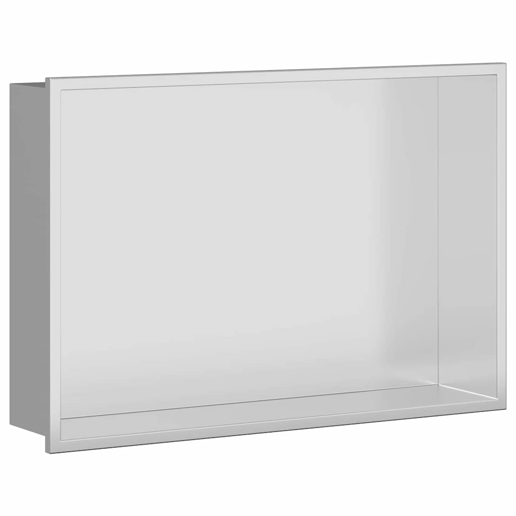 Douche Niche Zilver 45 x 30 x 9.5 cm Roestvrij staal is nu te koop bij PeponiXL, paradijselijk wonen!
