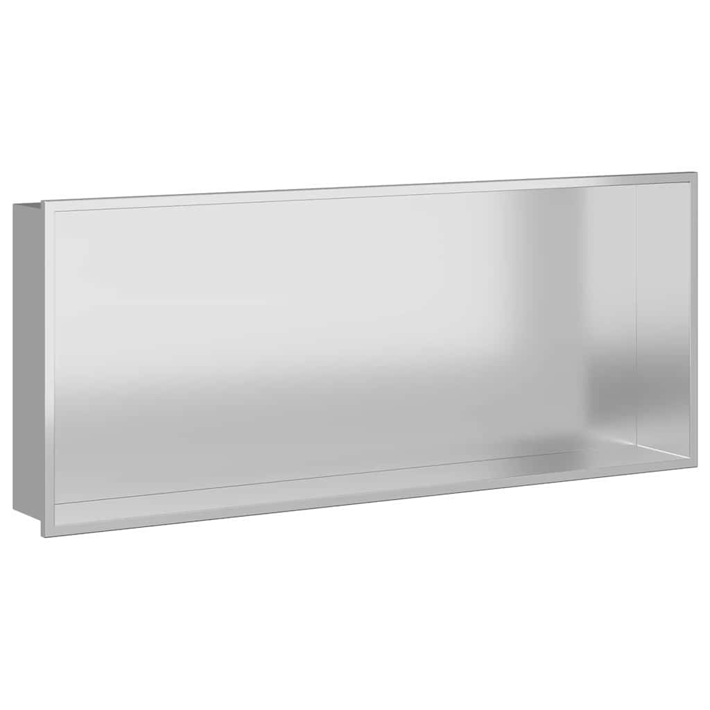 Douche Niche Zilver 75 x 30 x 9,5 cm Roestvrij staal is nu te koop bij PeponiXL, paradijselijk wonen!