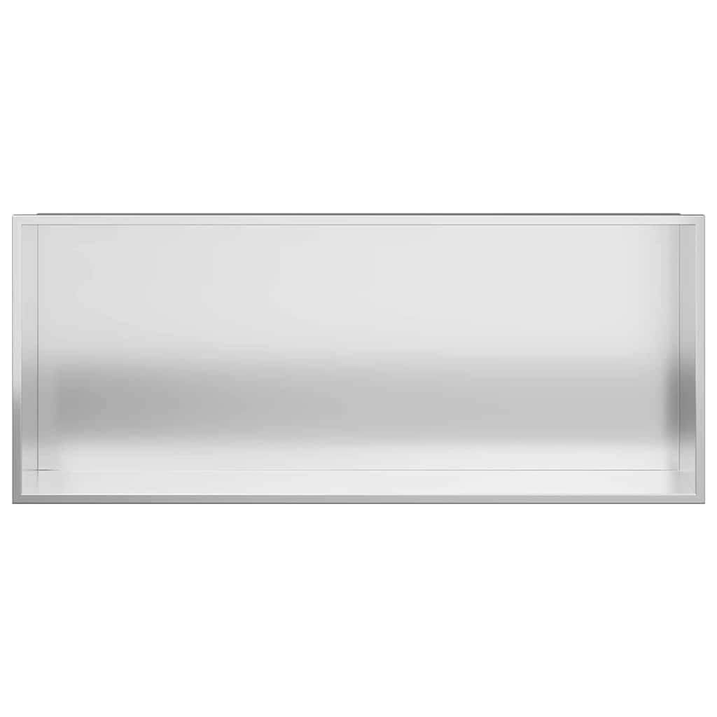 Douche Niche Zilver 75 x 30 x 9,5 cm Roestvrij staal is nu te koop bij PeponiXL, paradijselijk wonen!